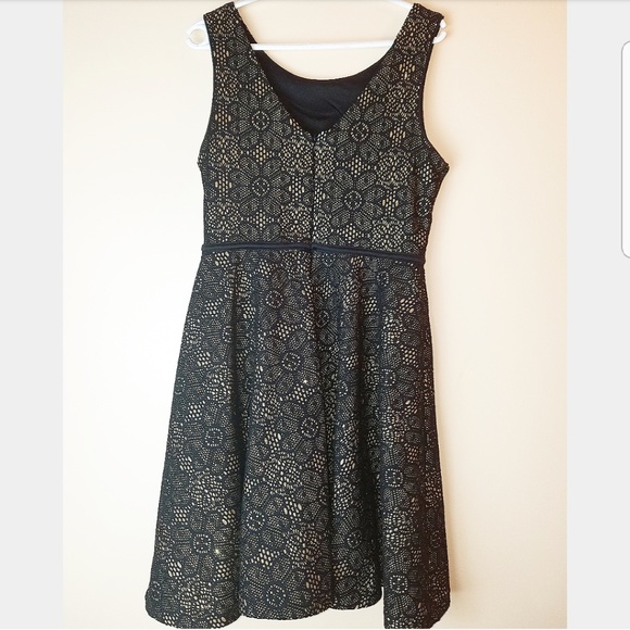 Emily West Black and Gold Dress - Picture 2 of 8